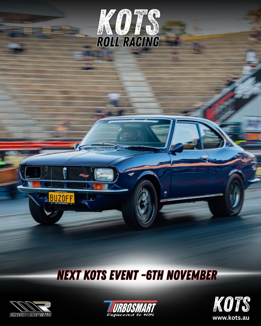 KOTS Roll Racing — Euro/Exotic track day in Sydney, NSW on Friday 6 November 2026