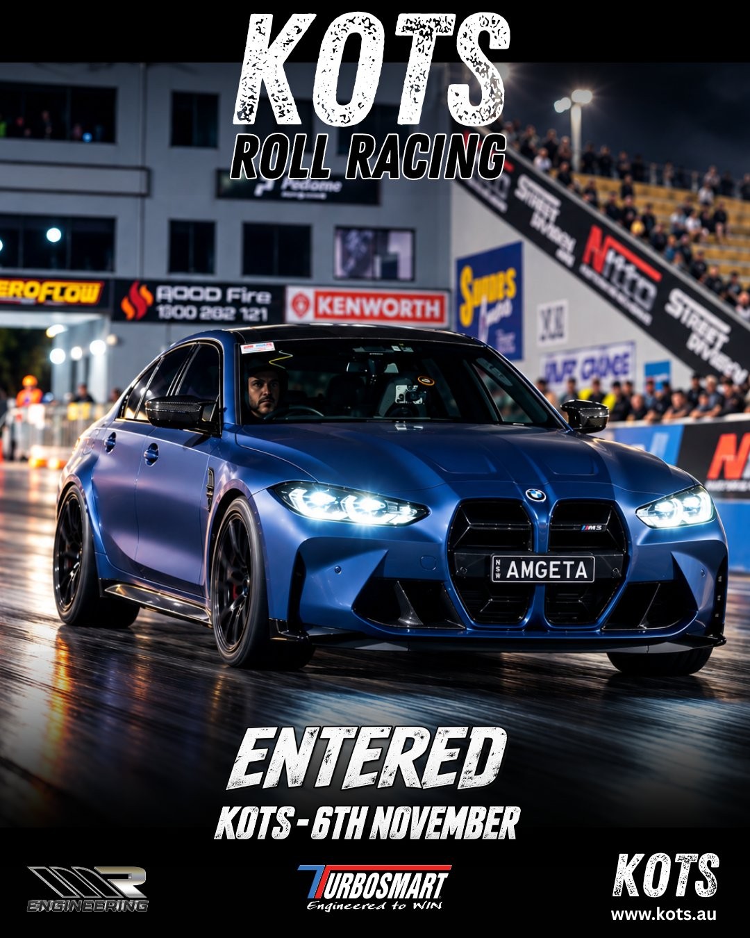 KOTS Roll Racing — Euro/JDM track day in Sydney, NSW on Friday 6 November 2026