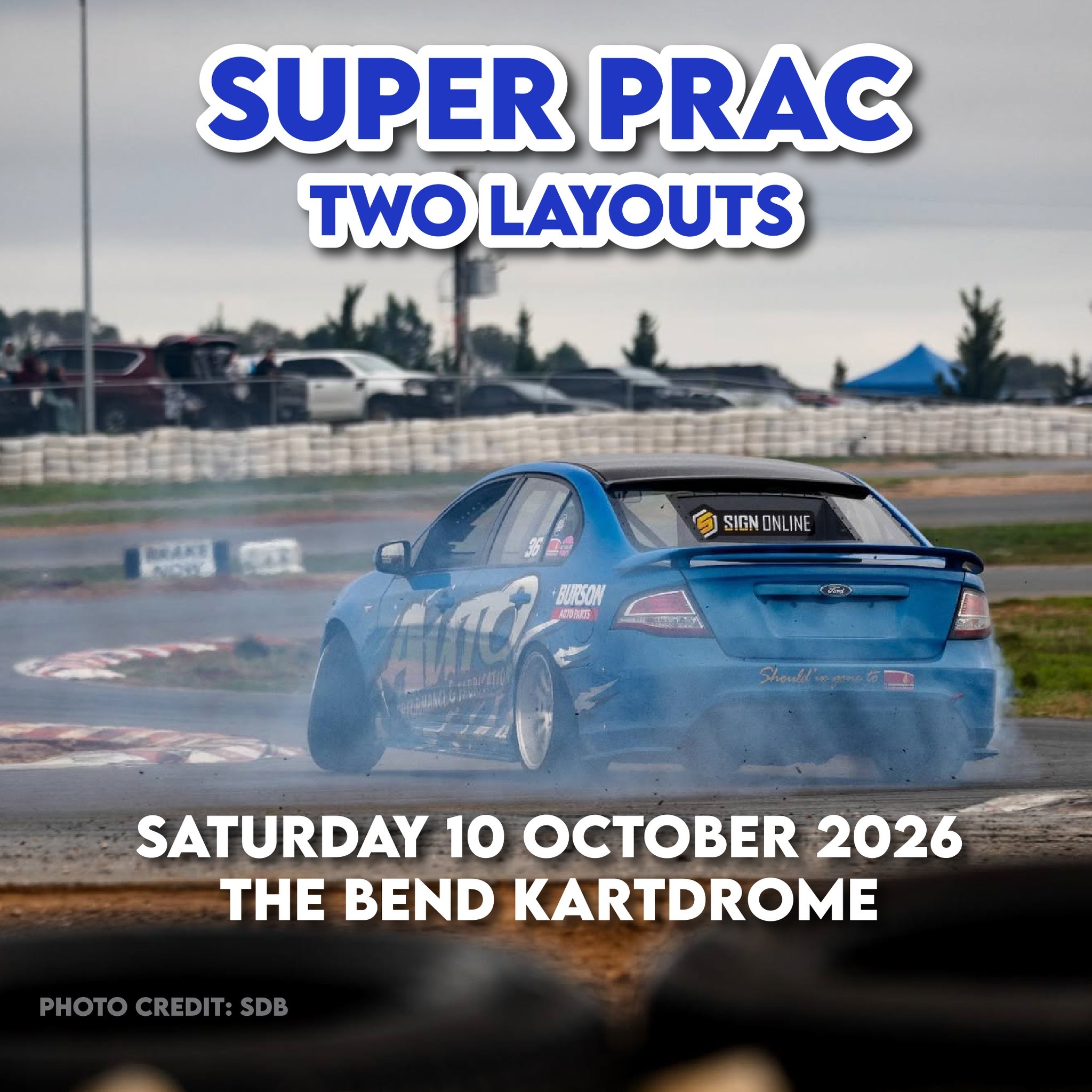 Super Prac — JDM/Muscle track day in Adelaide, SA on Saturday 10 October 2026