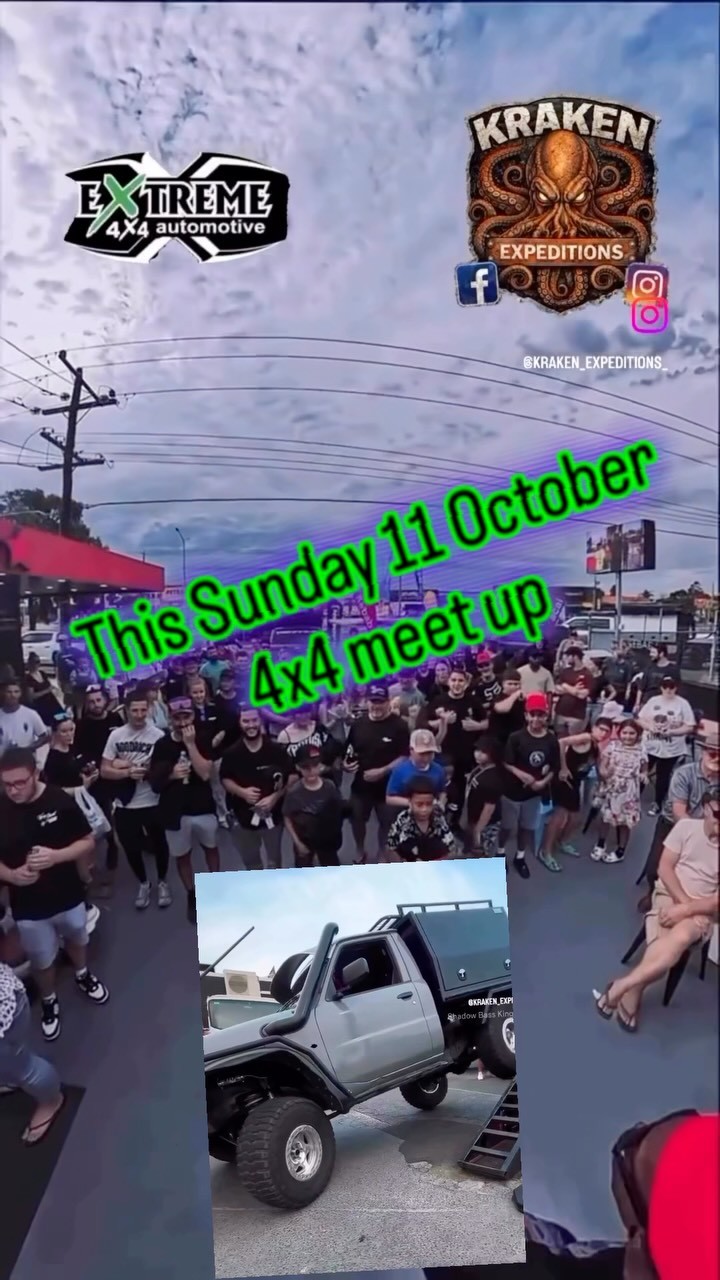4x4 meet up — 4x4 car meet in Melbourne, VIC on Sunday 11 October 2026