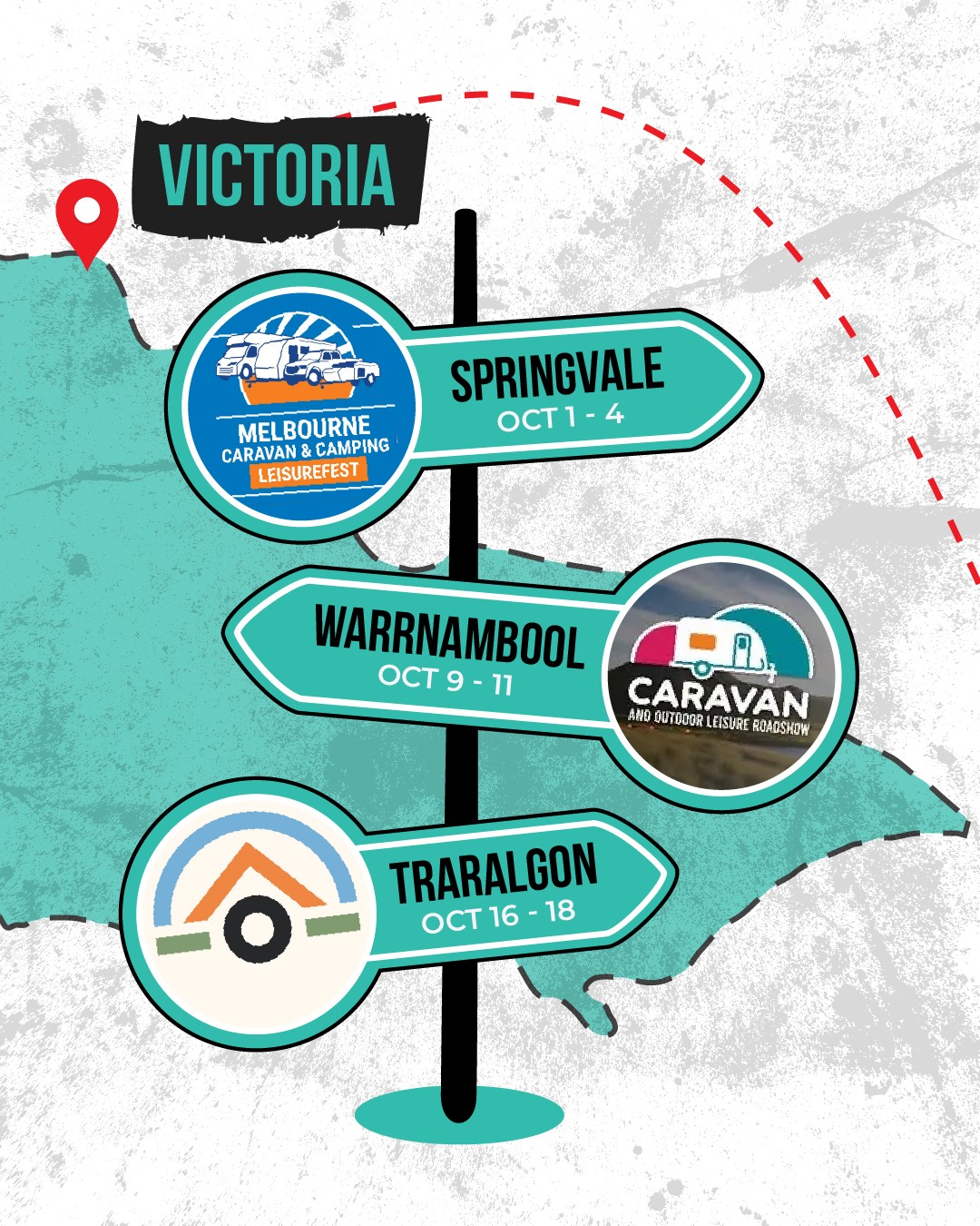 Warrnambool Caravan and Outdoor Leisure Roadshow — 4x4 spectator event in Melbourne, VIC on Friday 9 October 2026