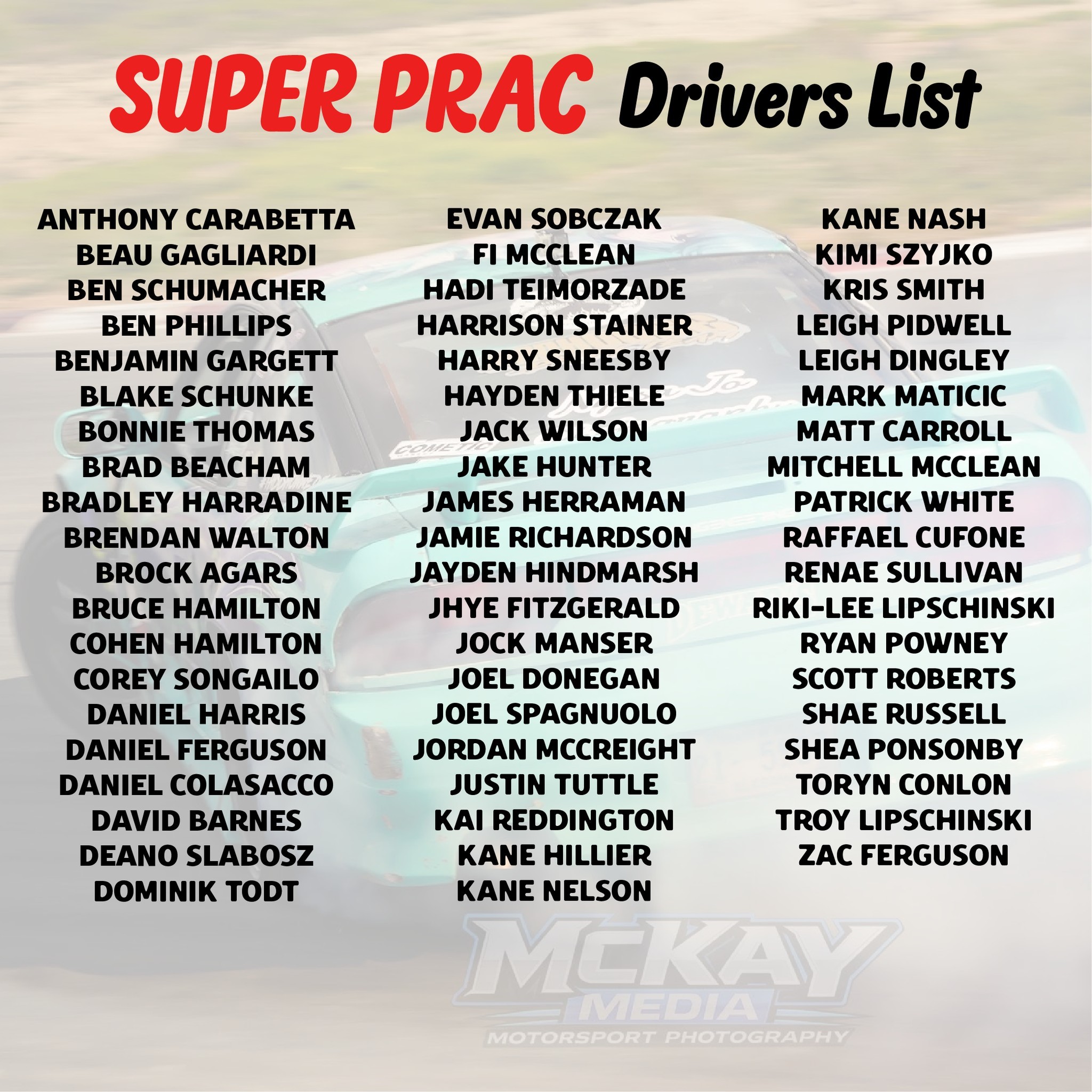 Super Prac — JDM track day in Adelaide, SA on Saturday 10 October 2026