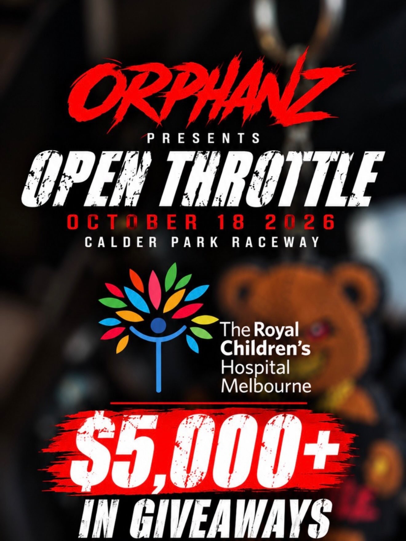 Open Throttle — spectator event in Melbourne, VIC on Sunday 18 October 2026