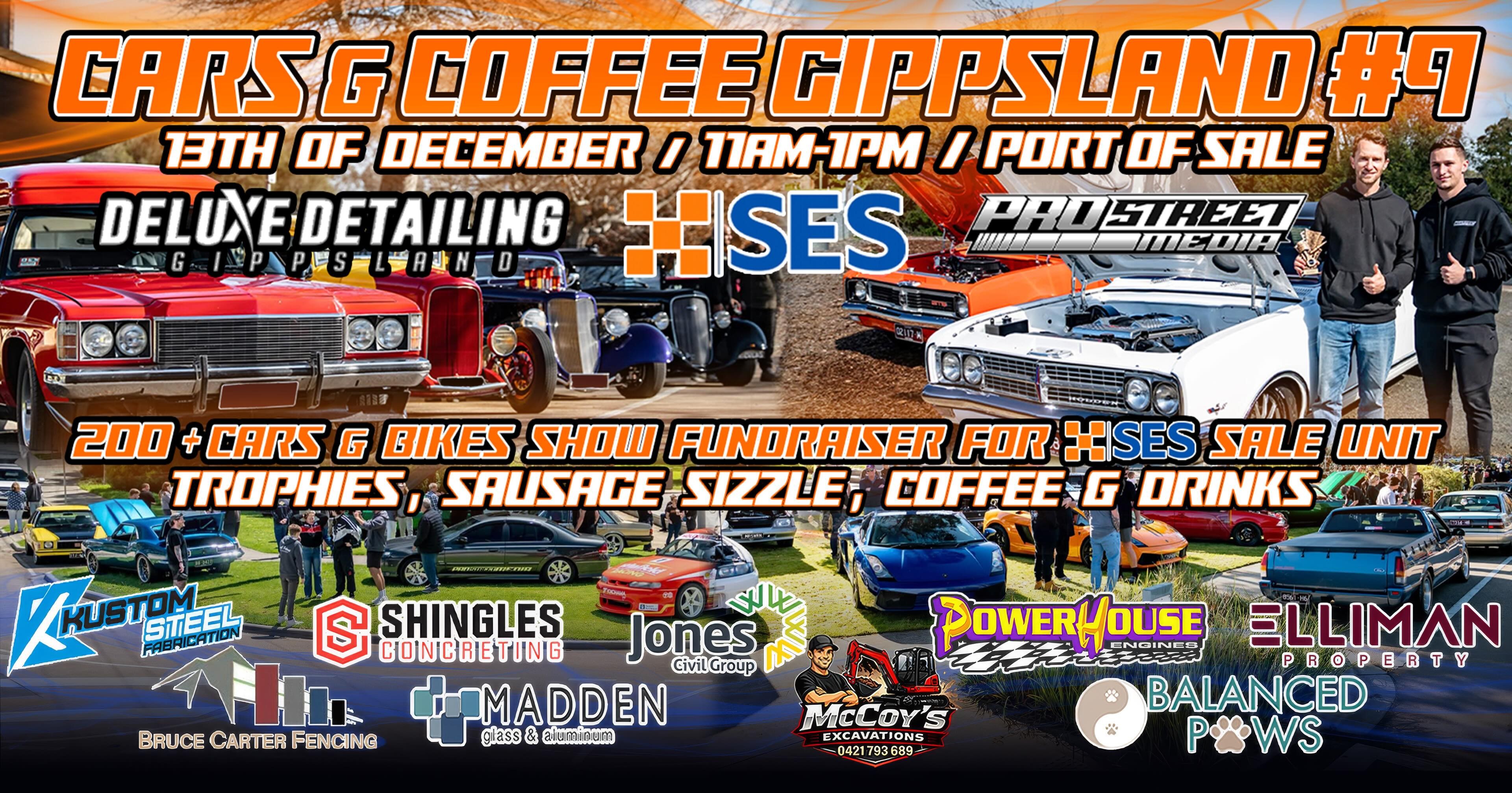 Cars & Coffee Gippsland #7 — Classic/Exotic car meet in Melbourne, VIC on Sunday 13 December 2026