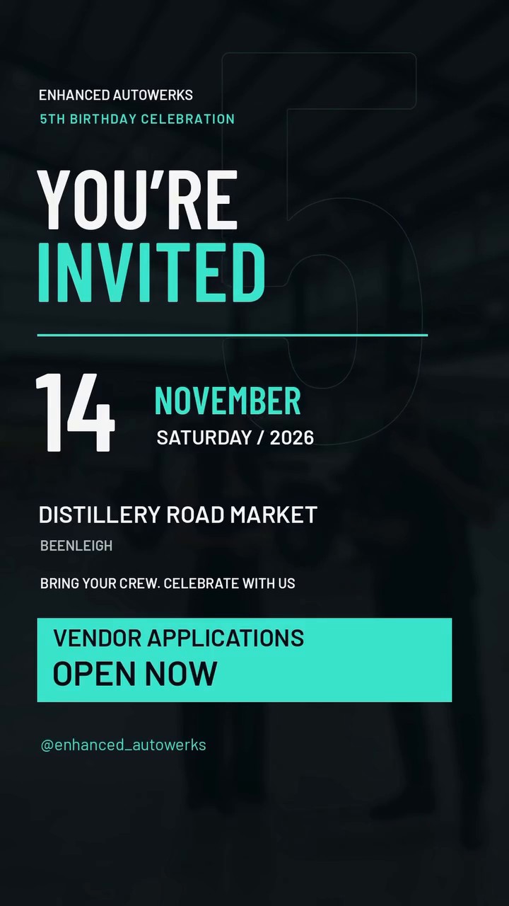 Enhanced Autowerks 5th Birthday — 4x4 car meet in Brisbane, QLD on Saturday 14 November 2026