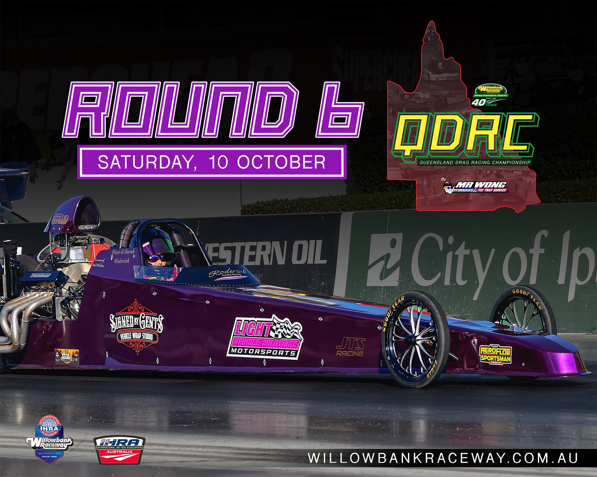 QDRC Round 6 — Muscle track day in Brisbane, QLD on Saturday 10 October 2026