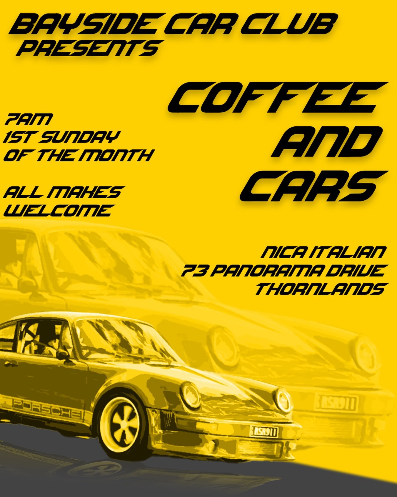 Bayside Car Club Coffee and Cars — JDM/Euro car meet in Brisbane, QLD on Sunday 1 November 2026