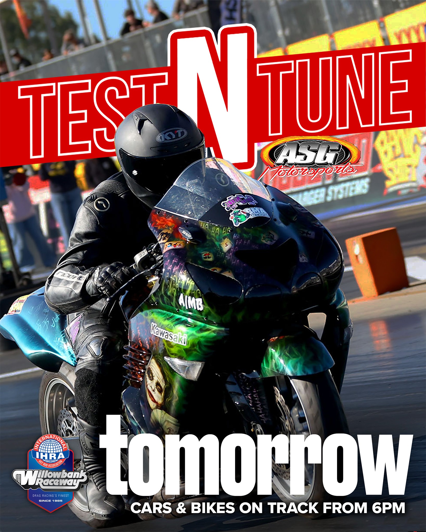 ASG Test N Tune — Muscle/JDM track day in Brisbane, QLD on Friday 9 October 2026