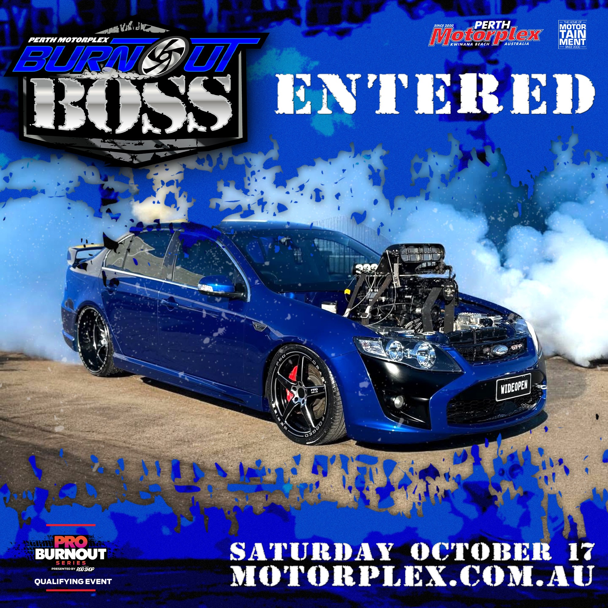 Burnout Boss — Muscle spectator event in Perth, WA on Saturday 17 October 2026