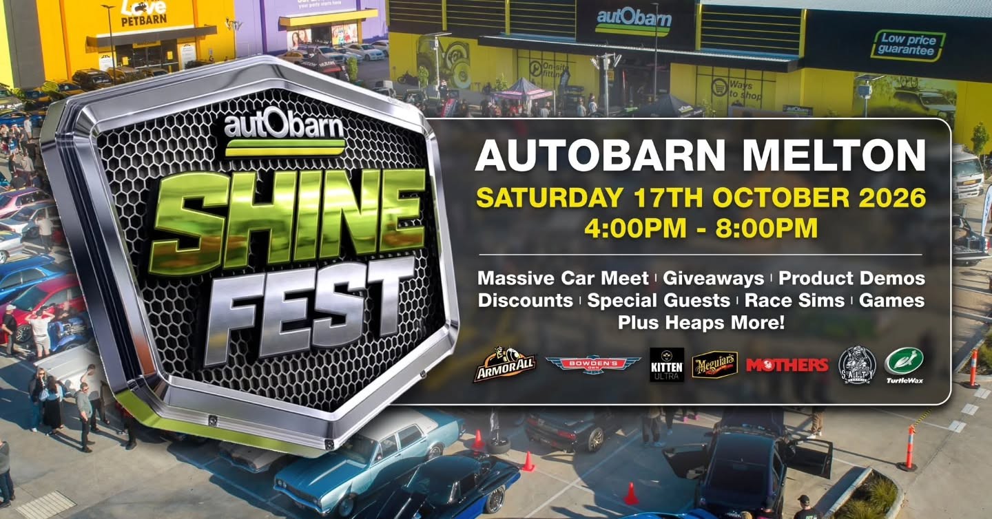 Autobarn Melton Shine Fest — Muscle car meet in Melbourne, VIC on Saturday 17 October 2026