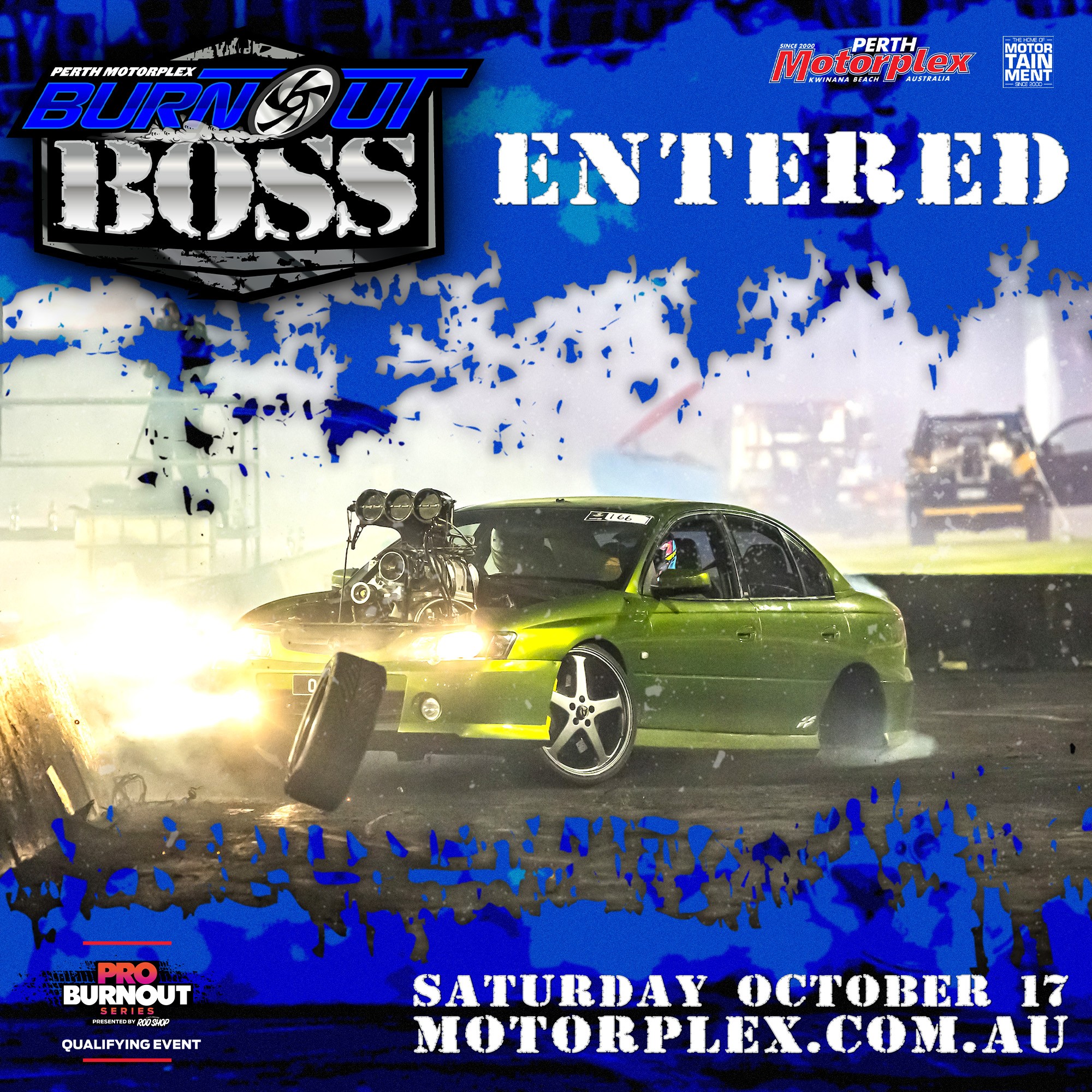 Burnout Boss — Muscle spectator event in Perth, WA on Saturday 17 October 2026