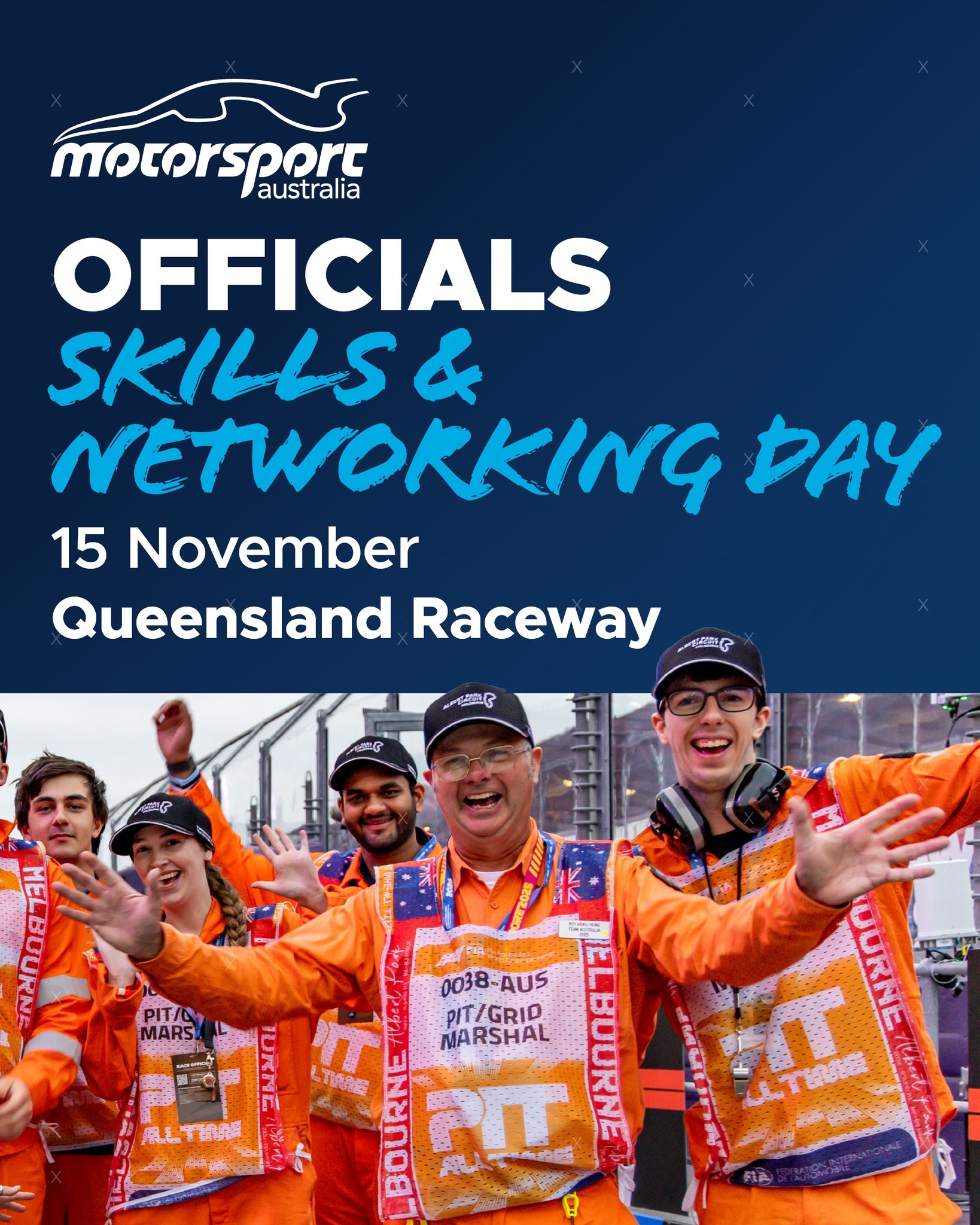 Officials Skills & Networking Day — car meet in Brisbane, QLD on Sunday 15 November 2026