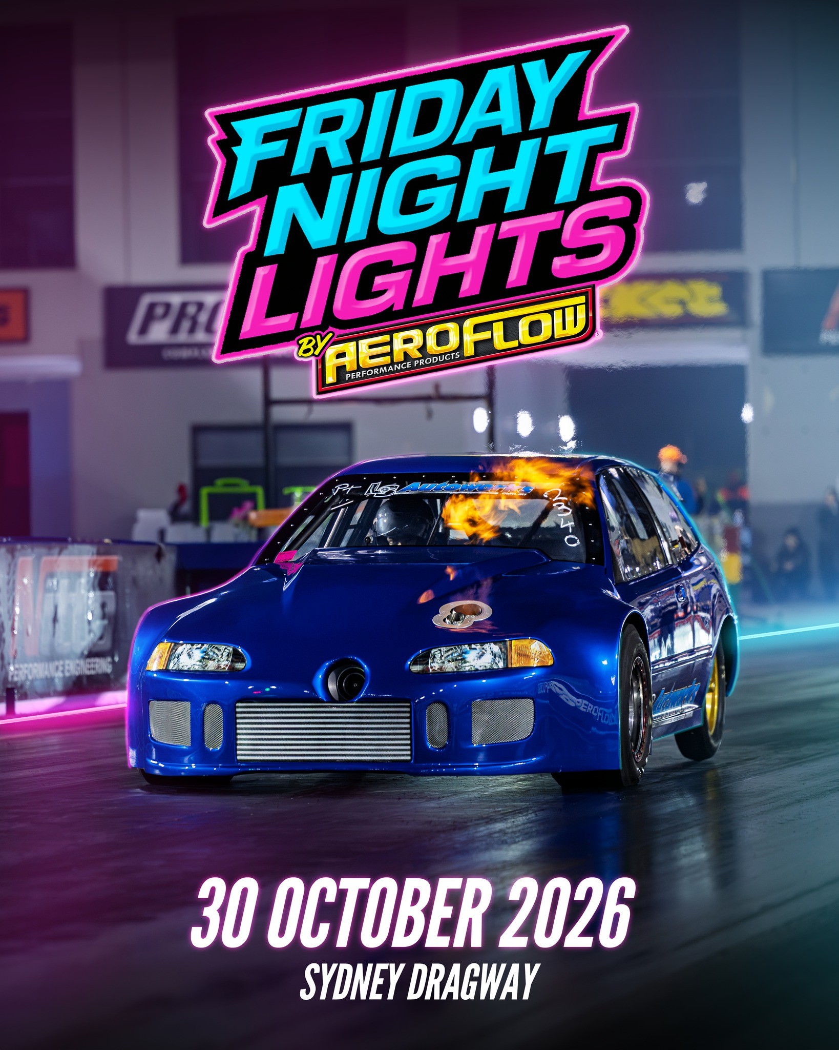 Friday Night Lights — Muscle/JDM track day in Sydney, NSW on Friday 30 October 2026