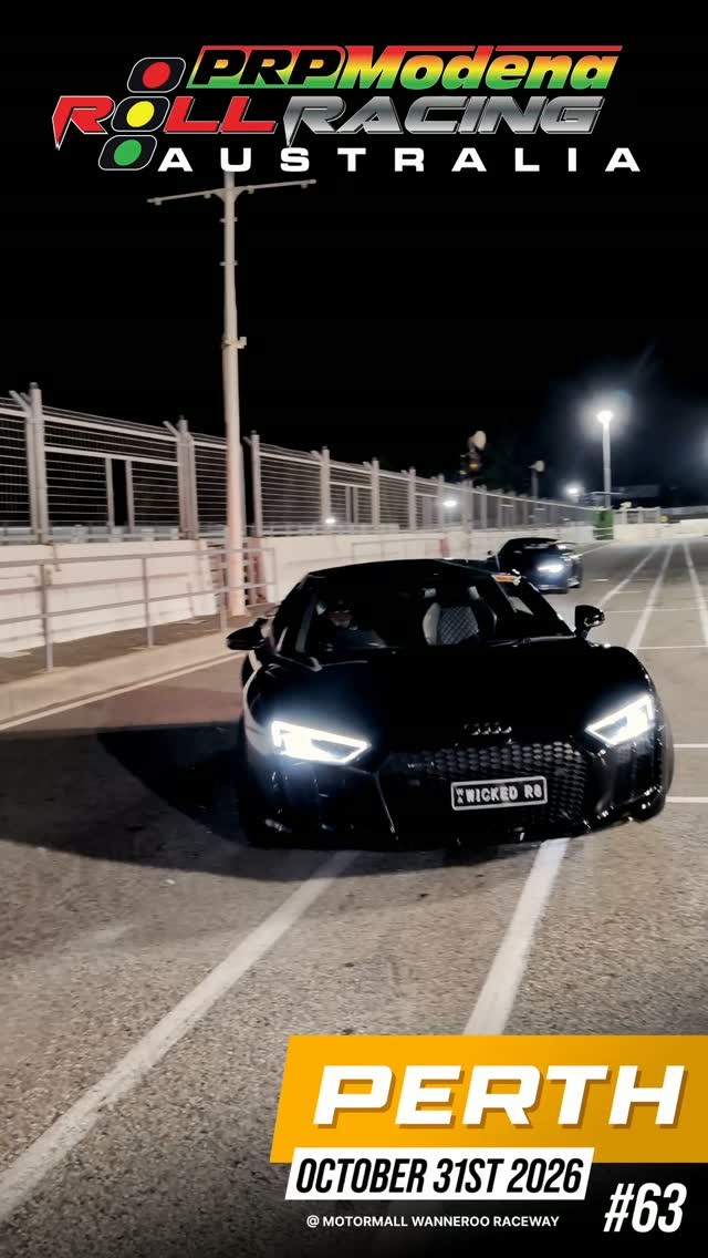 PRP Modena Roll Racing Perth #63 — Classic/Euro track day in Perth, WA on Saturday 31 October 2026