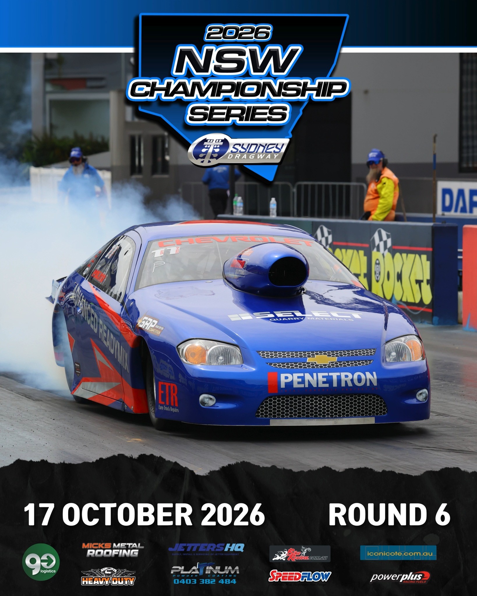 2026 NSW Championship Series - Round 6 — Muscle track day in Sydney, NSW on Saturday 17 October 2026