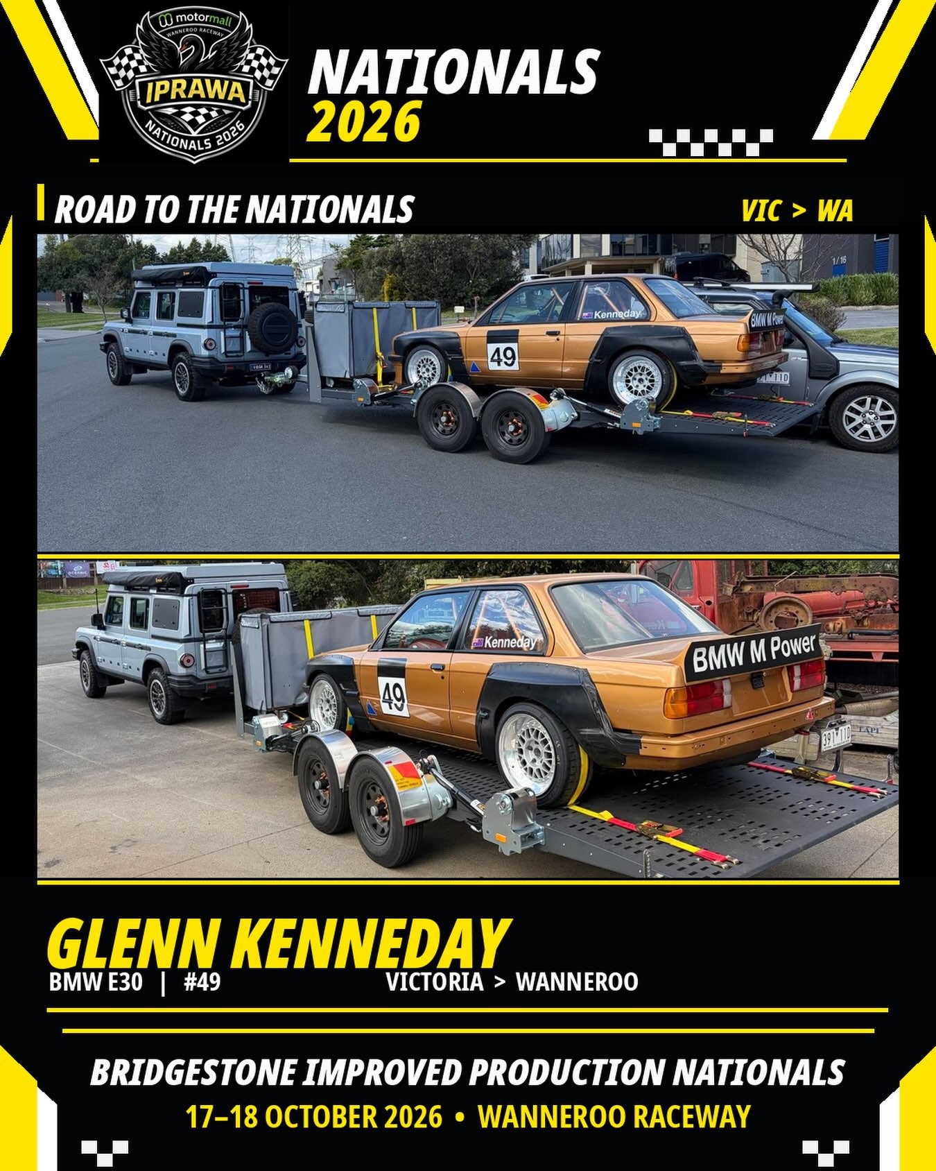 Bridgestone Improved Production Nationals — spectator event in Perth, WA on Saturday 17 October 2026