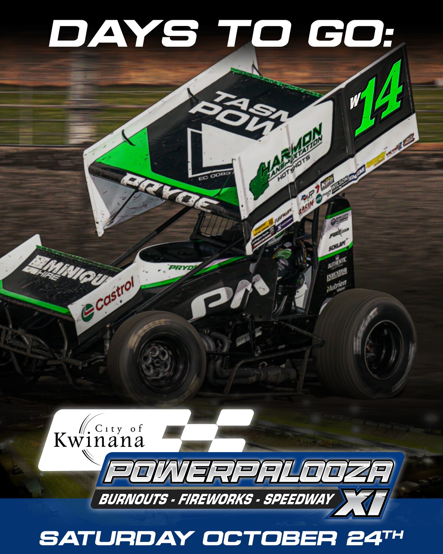 City of Kwinana Powerpalooza XI — Muscle spectator event in Perth, WA on Saturday 24 October 2026
