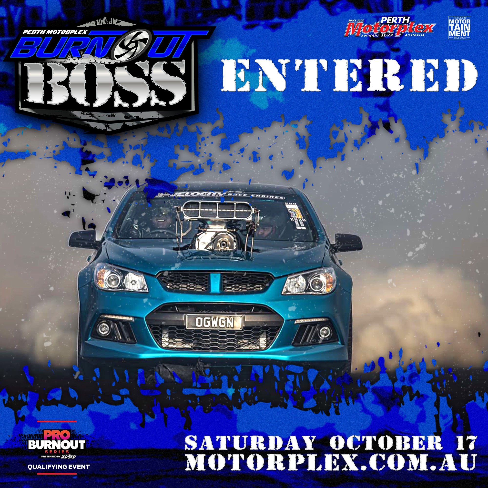Burnout Boss — Muscle spectator event in Perth, WA on Saturday 17 October 2026