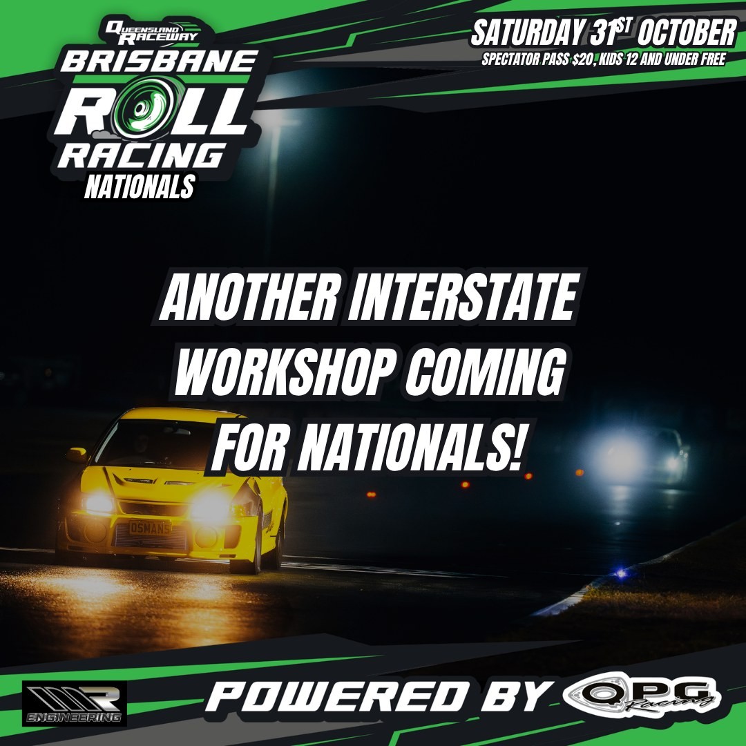 Brisbane Roll Racing Nationals — JDM/Muscle track day in Brisbane, QLD on Saturday 31 October 2026