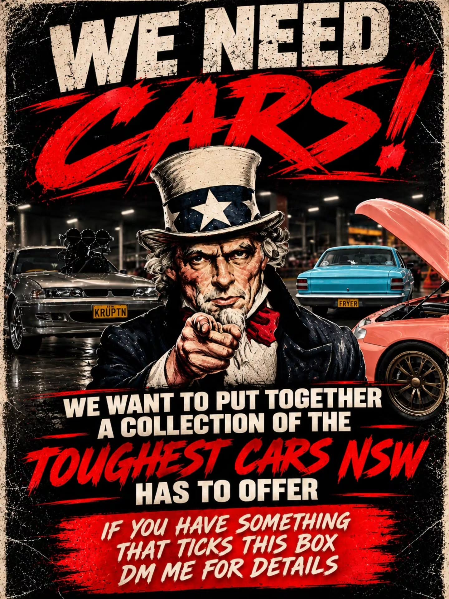 Toughest Cars NSW — Muscle car meet in Wollongong, NSW on Sunday 8 November 2026