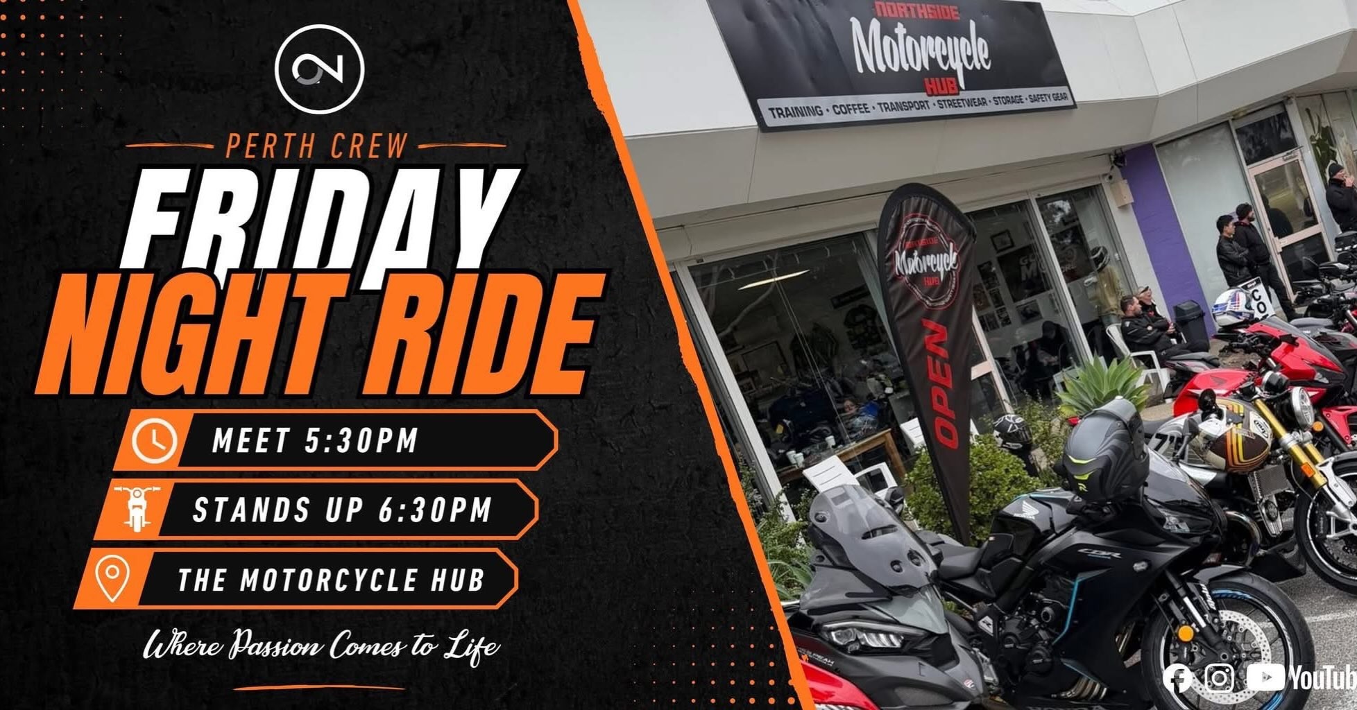 Friday Night Ride — car meet in Perth, WA on Friday 16 October 2026