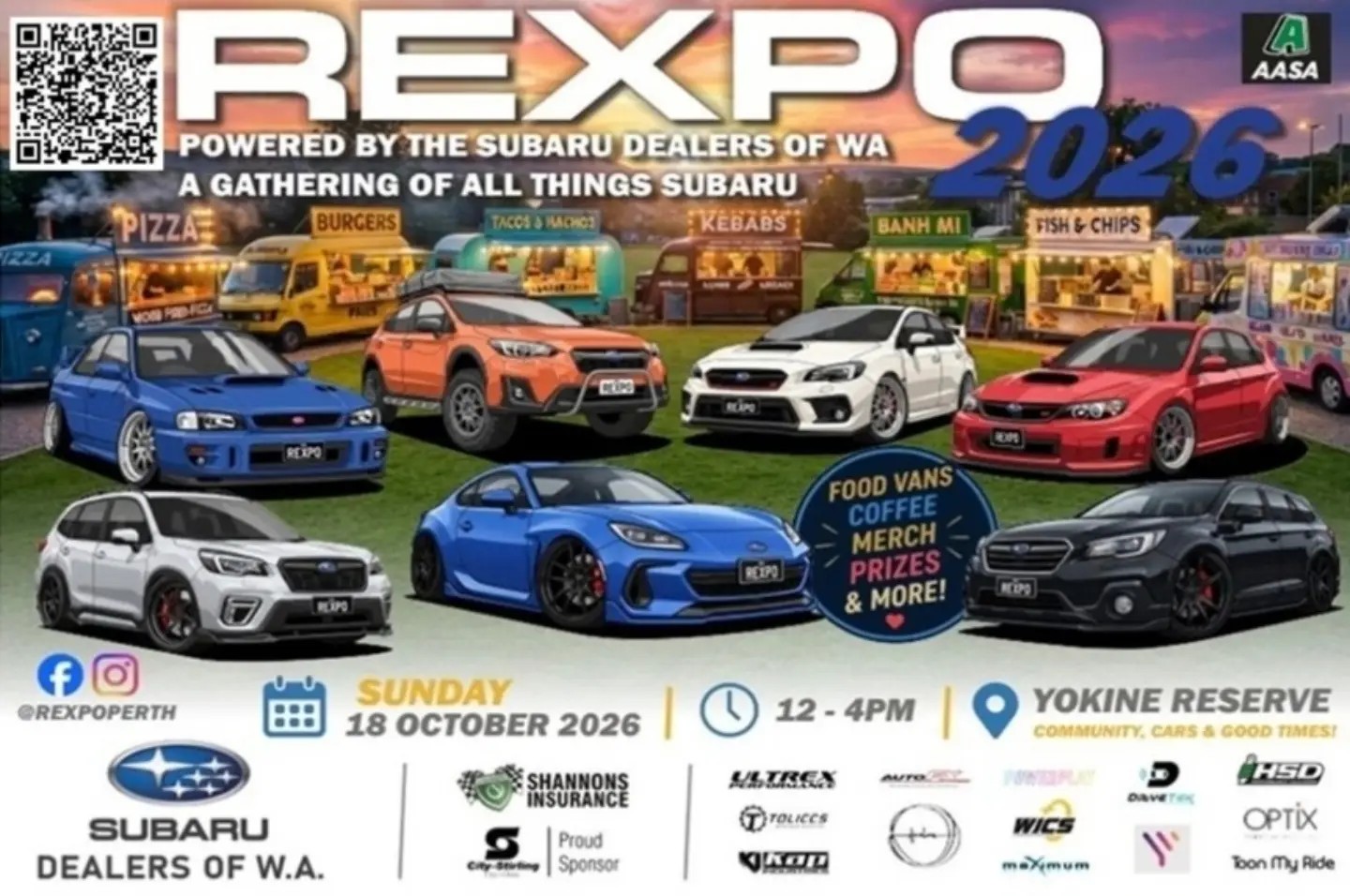 REXPO 2026 — 4x4/JDM car meet in Perth, WA on Sunday 18 October 2026