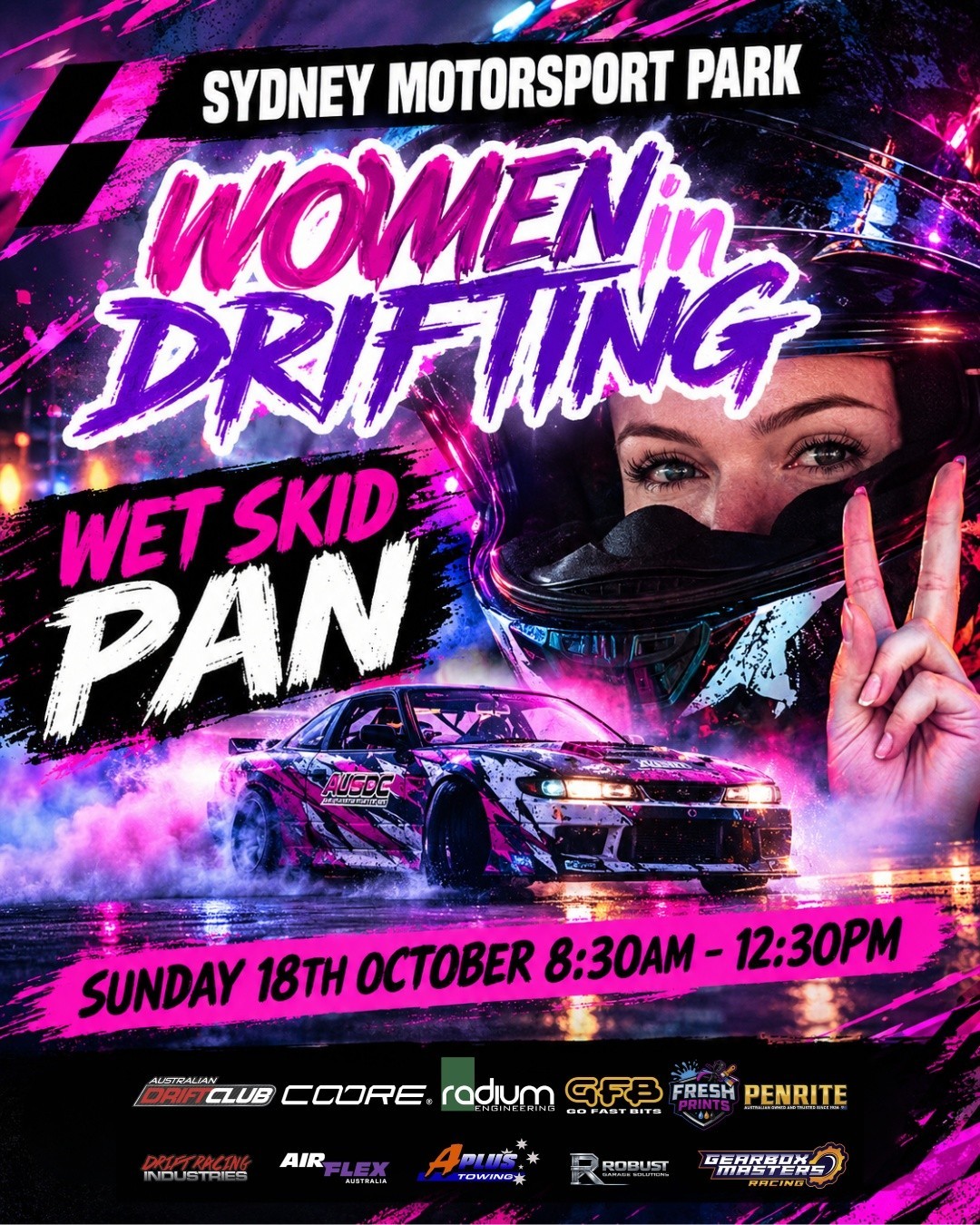 Women In Drifting — JDM track day in Sydney, NSW on Sunday 18 October 2026