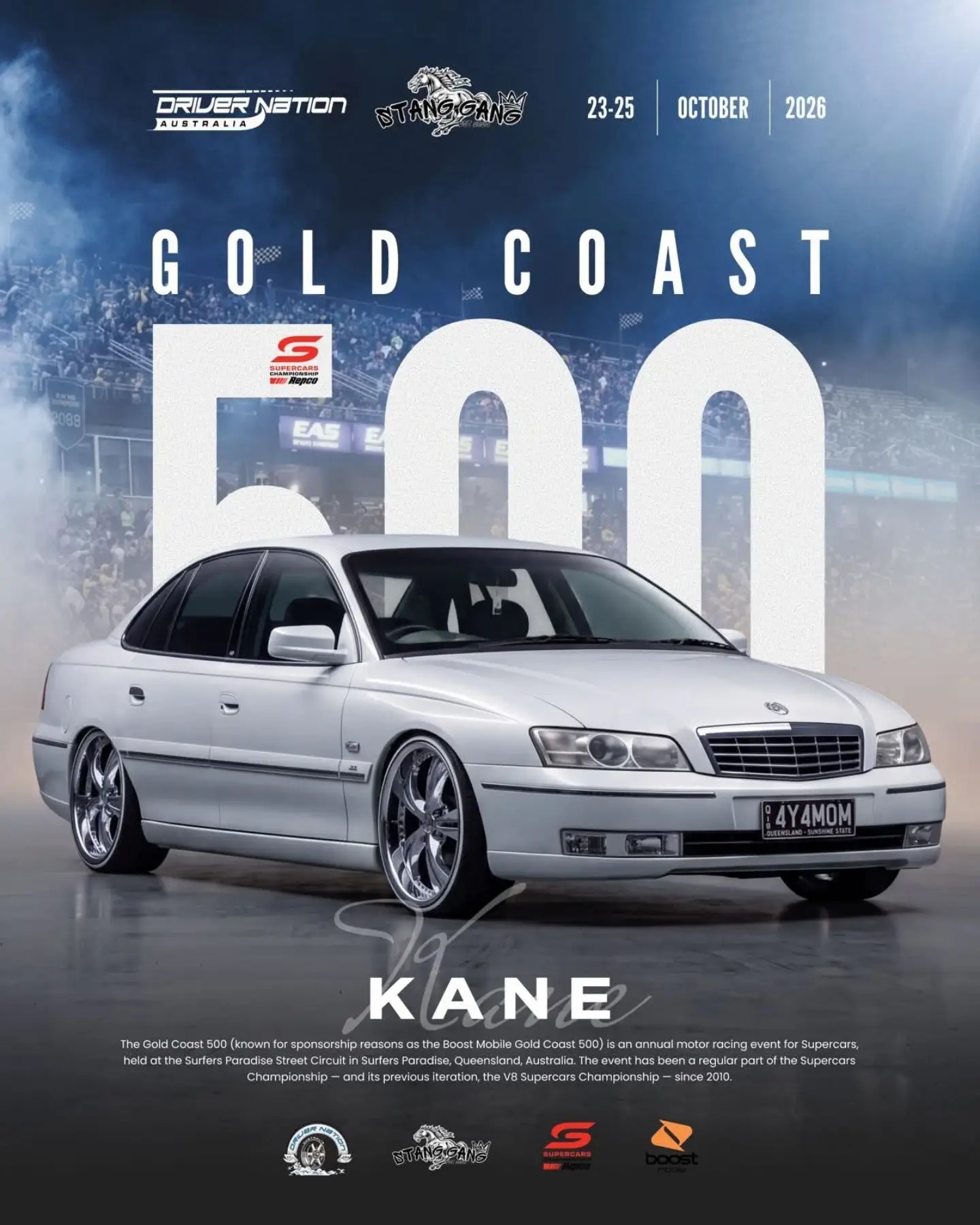 Gold Coast 500 — Muscle spectator event in Gold Coast, QLD on Friday 23 October 2026