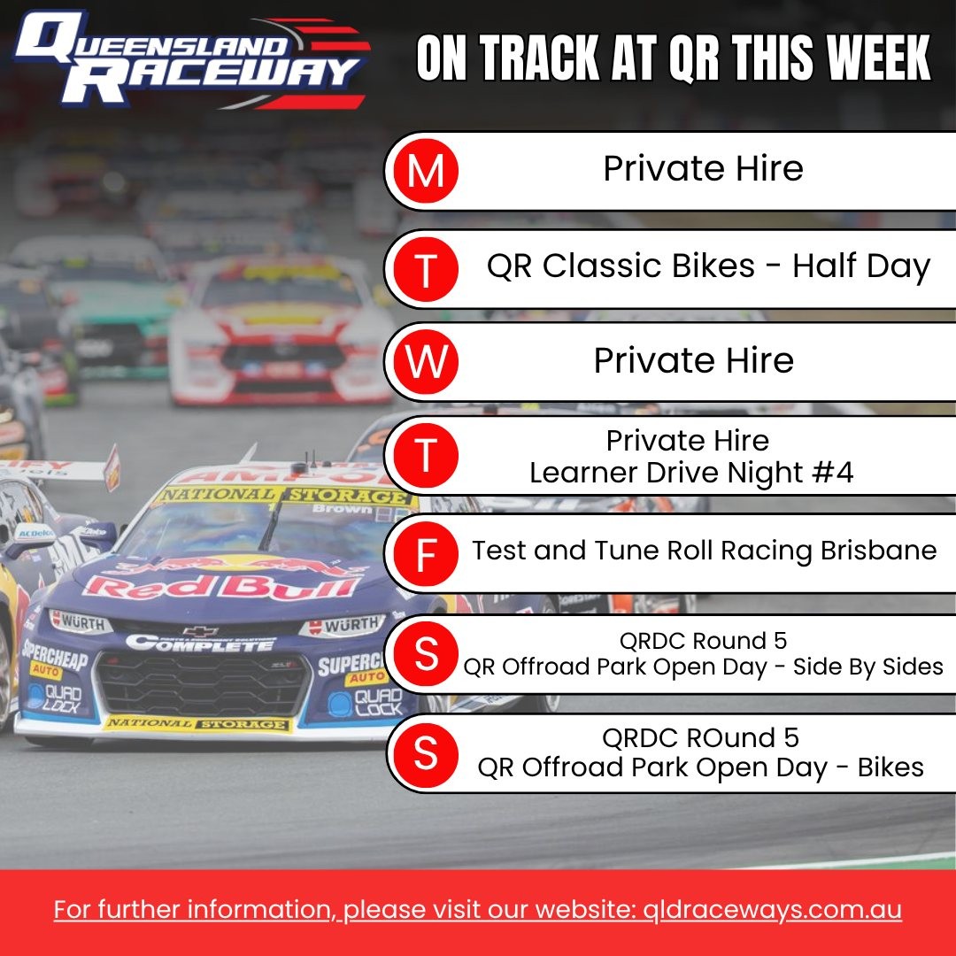 Roll Racing Brisbane — JDM/Muscle track day in Brisbane, QLD on Friday 16 October 2026