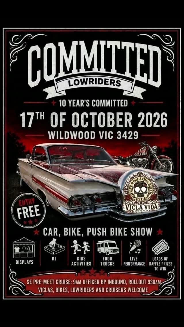 10 Year's Committed — Stance car meet in Melbourne, VIC on Saturday 17 October 2026