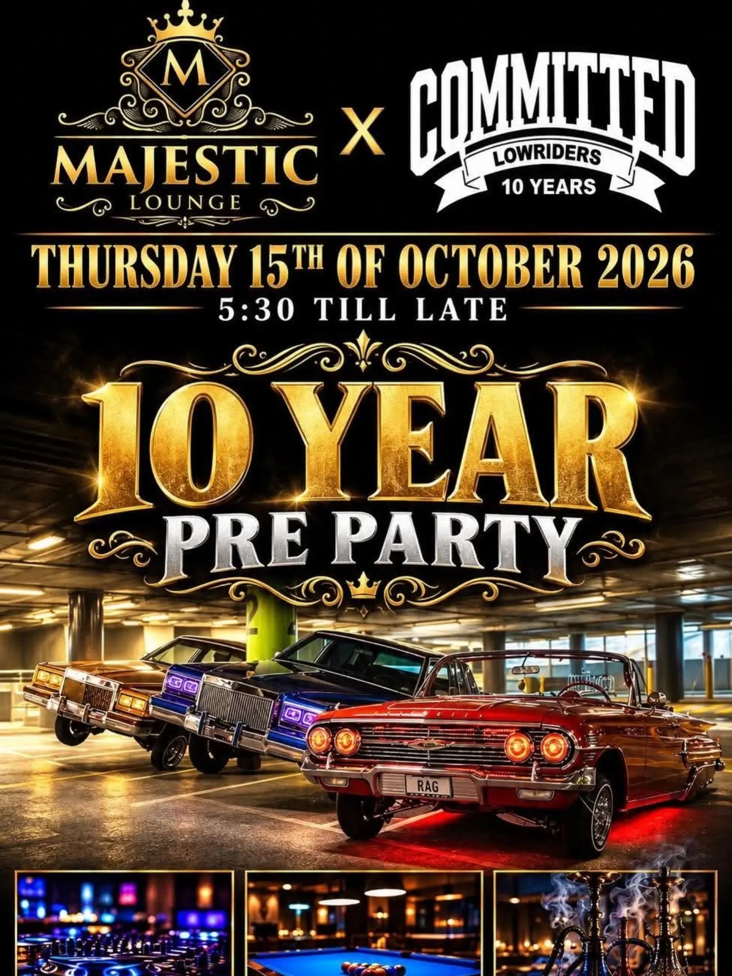 10 Year Pre Party — Stance/JDM car meet in Melbourne, VIC on Thursday 15 October 2026