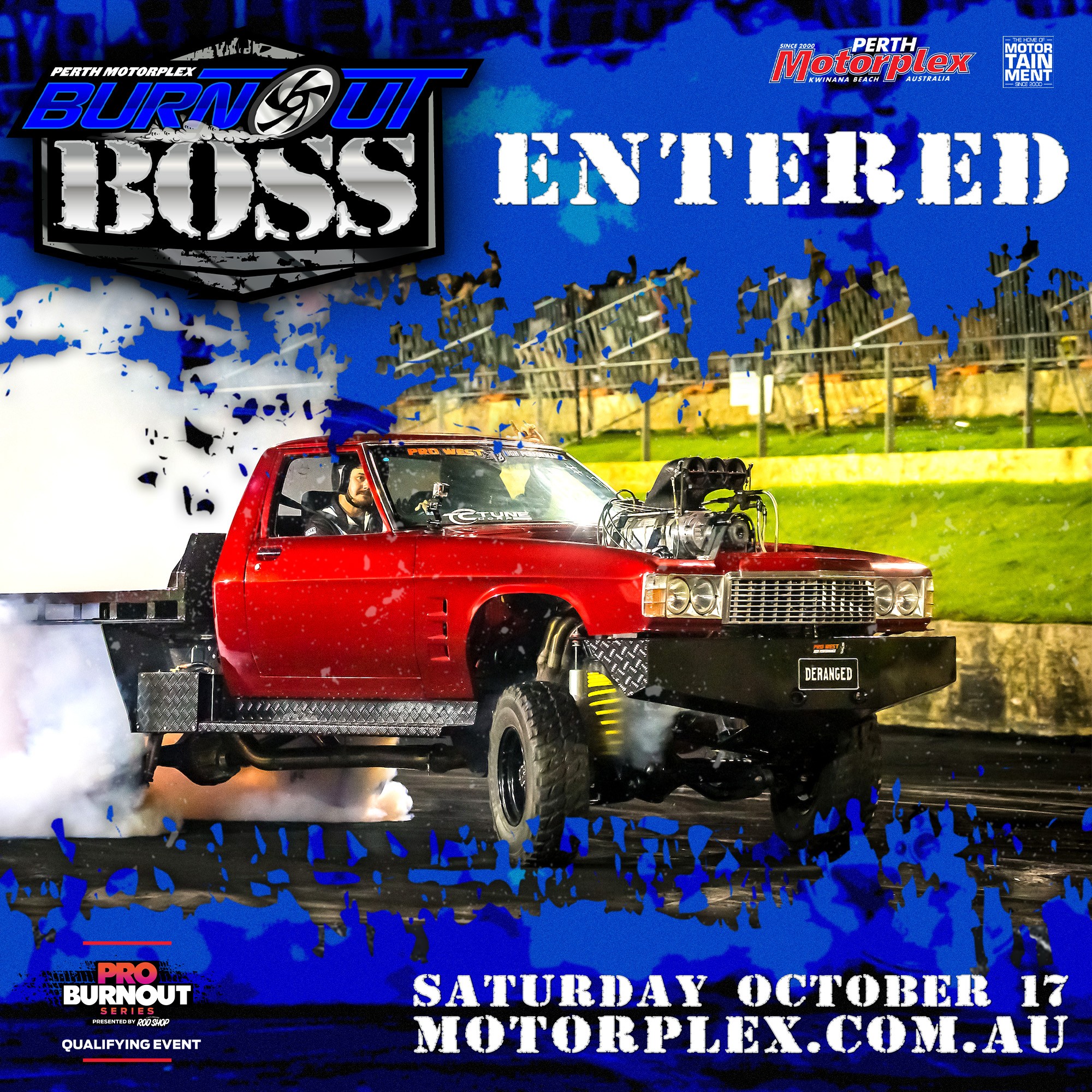 Burnout Boss — Muscle spectator event in Perth, WA on Saturday 17 October 2026