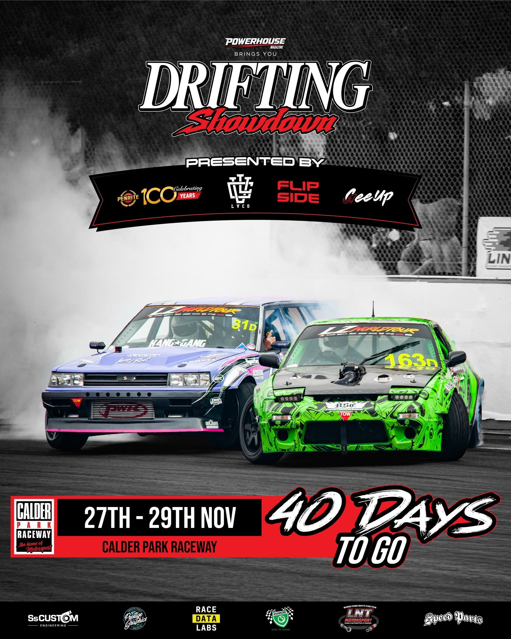 Drifting Showdown — JDM spectator event in Melbourne, VIC on Friday 27 November 2026