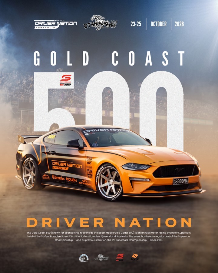 Gold Coast 500 — Muscle spectator event in Gold Coast, QLD on Friday 23 October 2026
