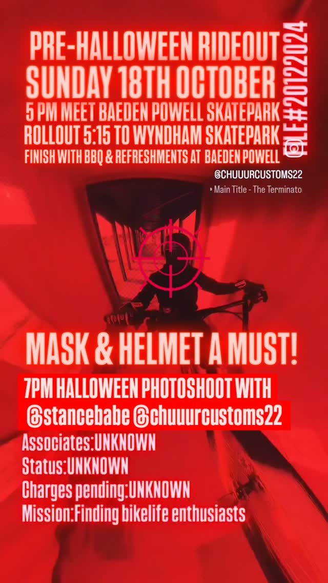 Pre-Halloween Rideout — Stance car meet in Melbourne, VIC on Sunday 18 October 2026