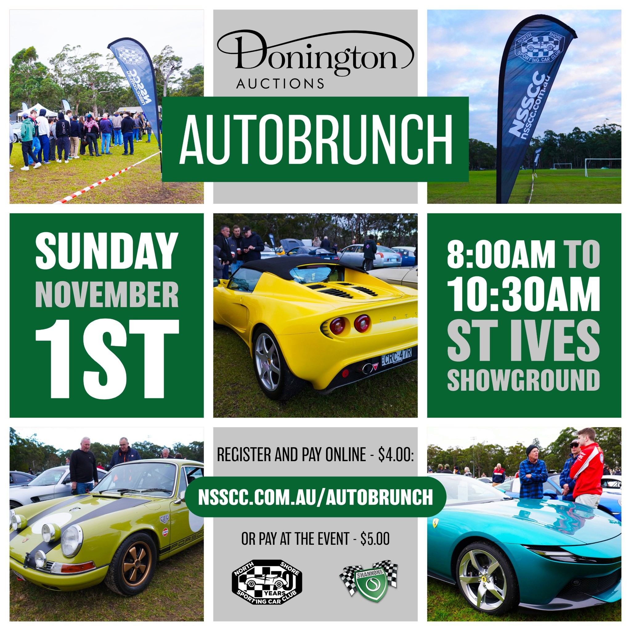 AutoBrunch — Classic car meet in Sydney, NSW on Sunday 1 November 2026