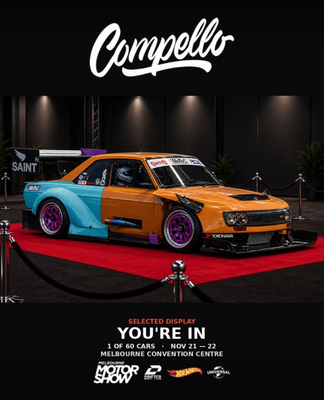 Melbourne Motor Show — JDM spectator event in Melbourne, VIC on Saturday 21 November 2026