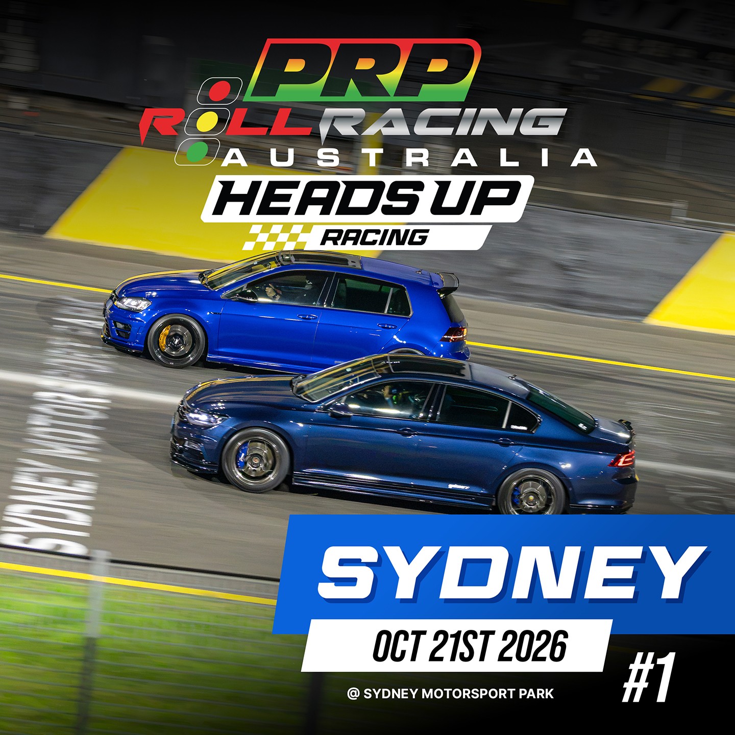 PRP Roll Racing Australia Heads Up Racing — JDM/Euro track day in Sydney, NSW on Wednesday 21 October 2026