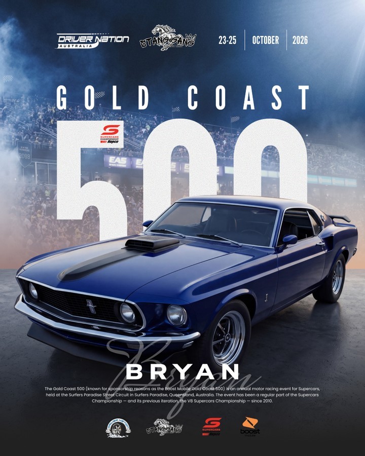 Gold Coast 500 — Muscle spectator event in Gold Coast, QLD on Friday 23 October 2026