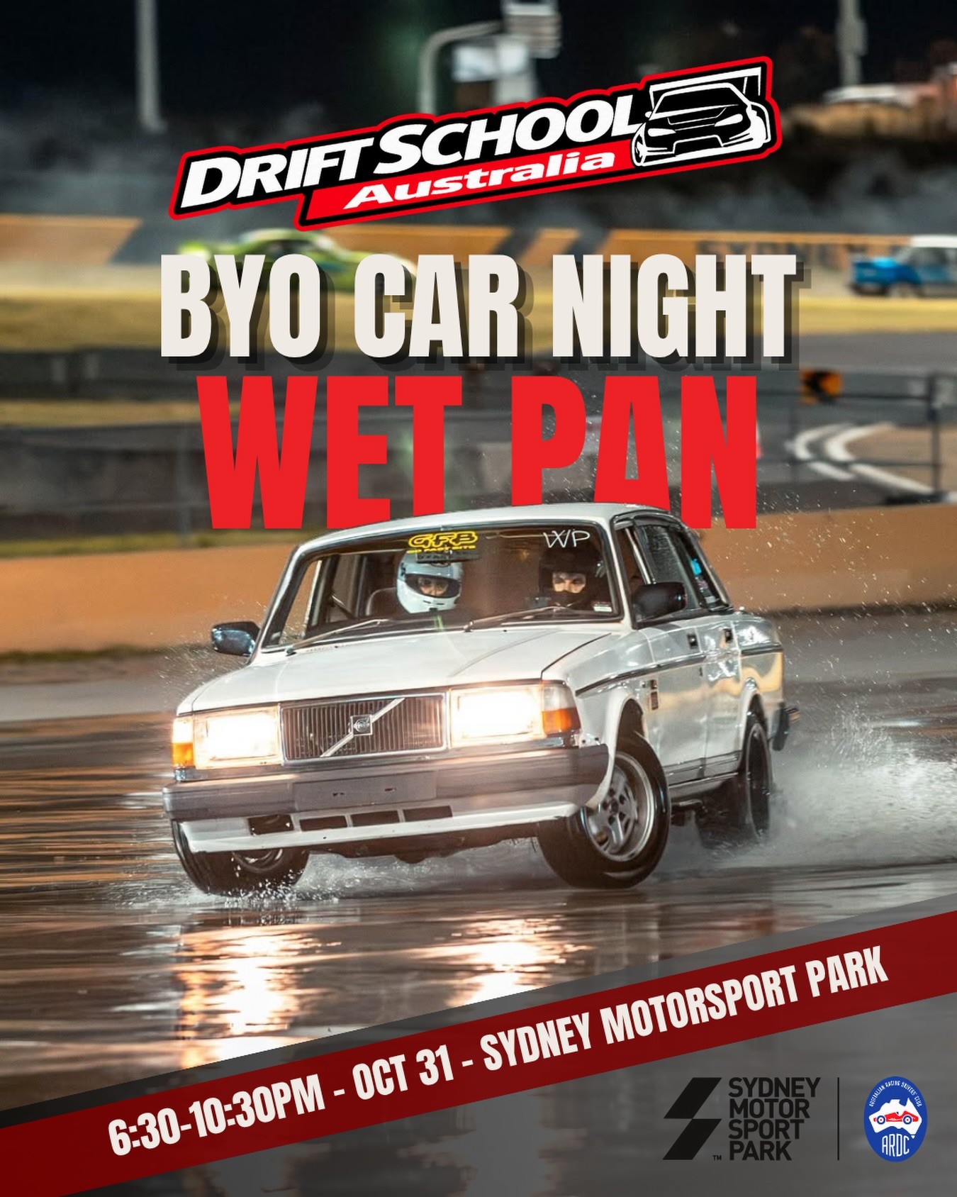 BYO Car Night Wet Pan — JDM track day in Sydney, NSW on Saturday 31 October 2026