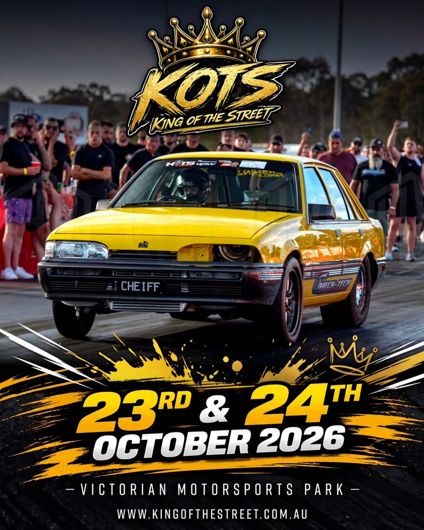 King of the Street — Muscle spectator event in Melbourne, VIC on Friday 23 October 2026
