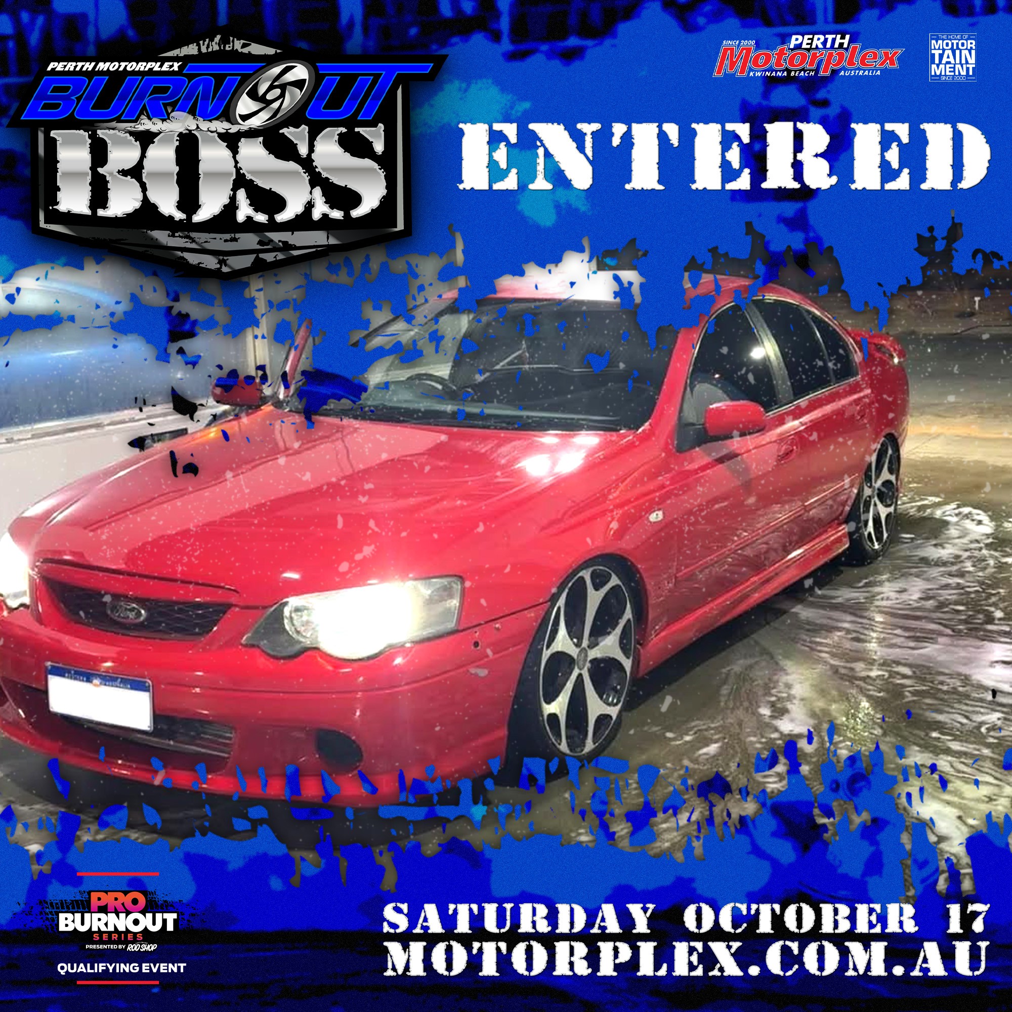 Burnout Boss — Muscle spectator event in Perth, WA on Saturday 17 October 2026