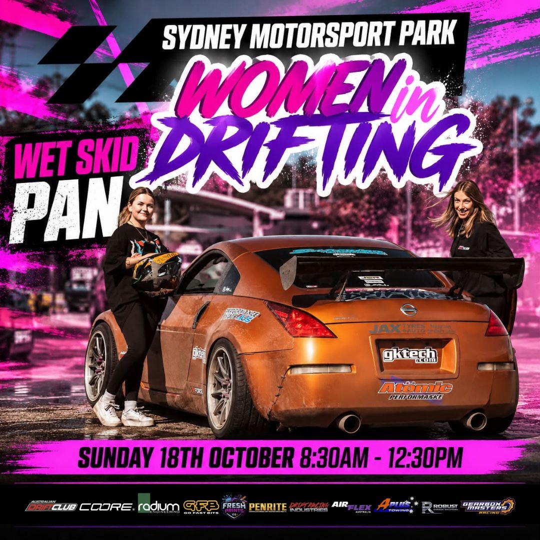 Women in Drifting — JDM track day in Sydney, NSW on Sunday 18 October 2026