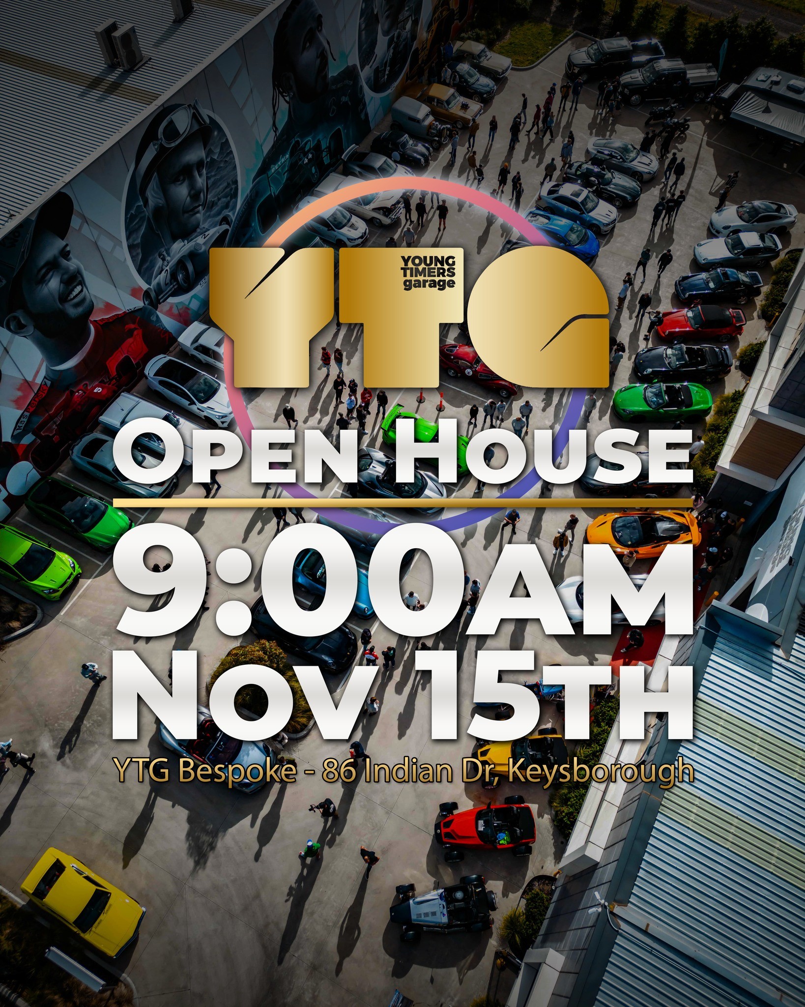 YTG Open House — Exotic/Euro car meet in Melbourne, VIC on Sunday 15 November 2026
