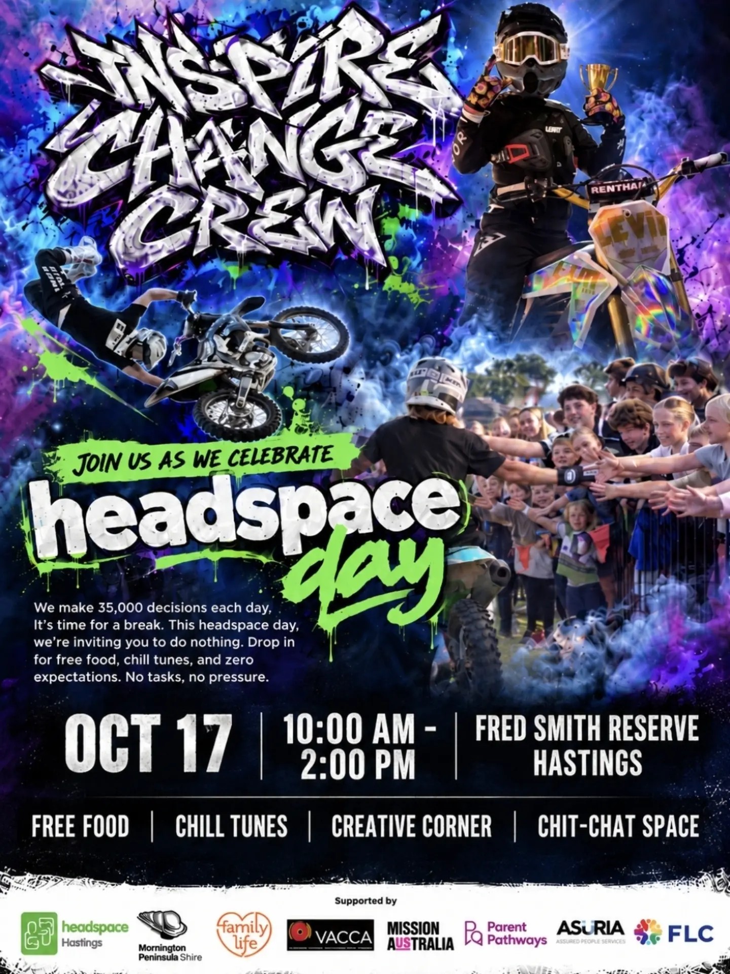headspace day — car meet in Melbourne, VIC on Saturday 17 October 2026