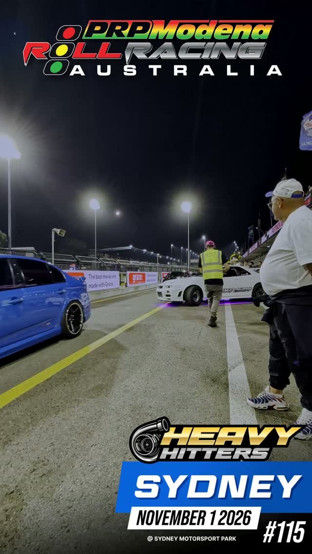 Roll Racing Sydney #115 - Heavy Hitters — JDM/Muscle track day in Sydney, NSW on Sunday 1 November 2026