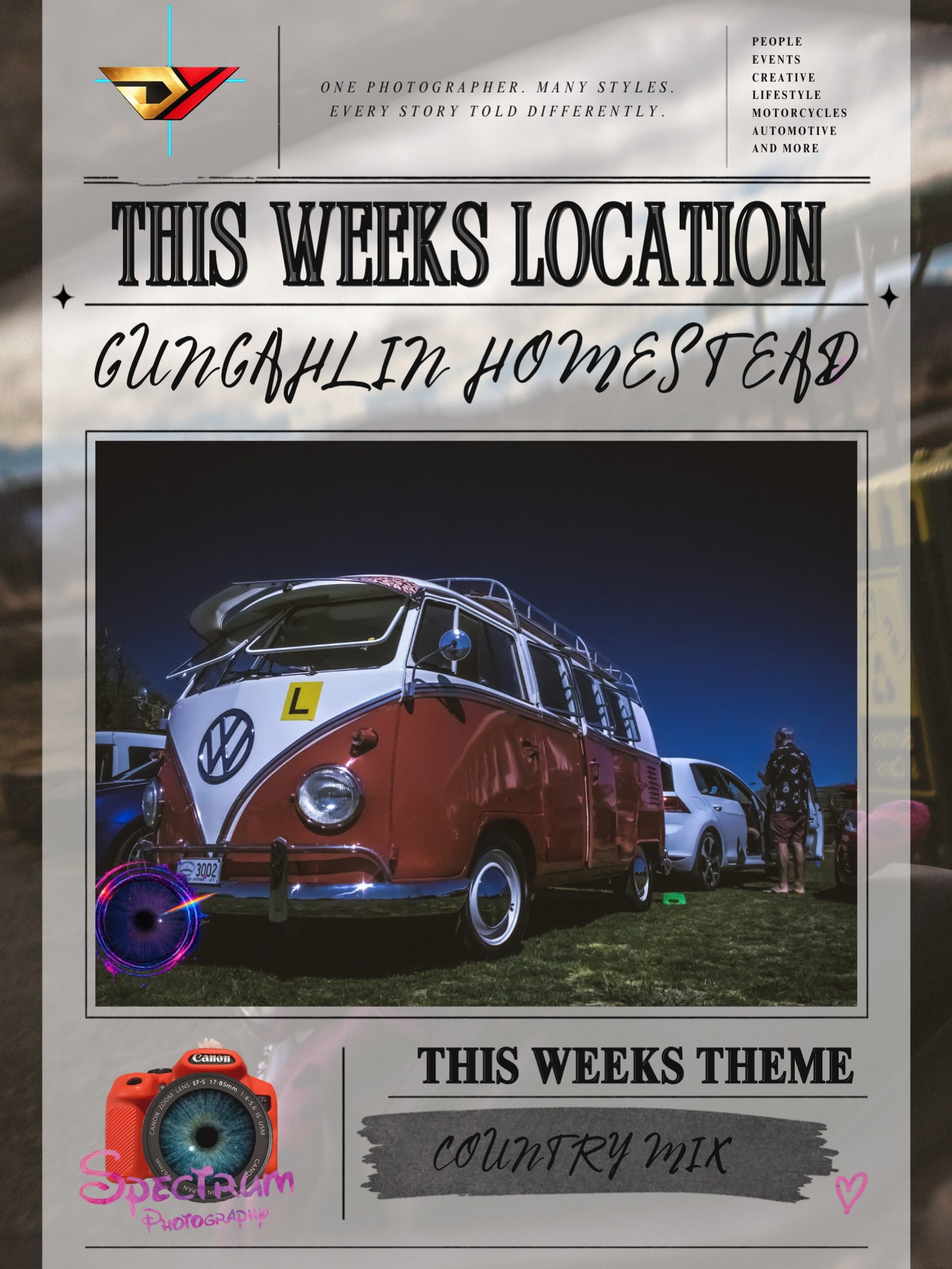 Spectrum Photography Weekly Meet — Classic/Euro car meet in Canberra, NSW on Friday 16 October 2026