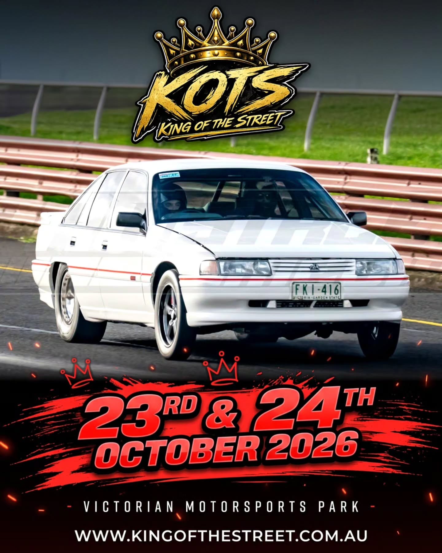 King of the Street — Muscle spectator event in Melbourne, VIC on Friday 23 October 2026