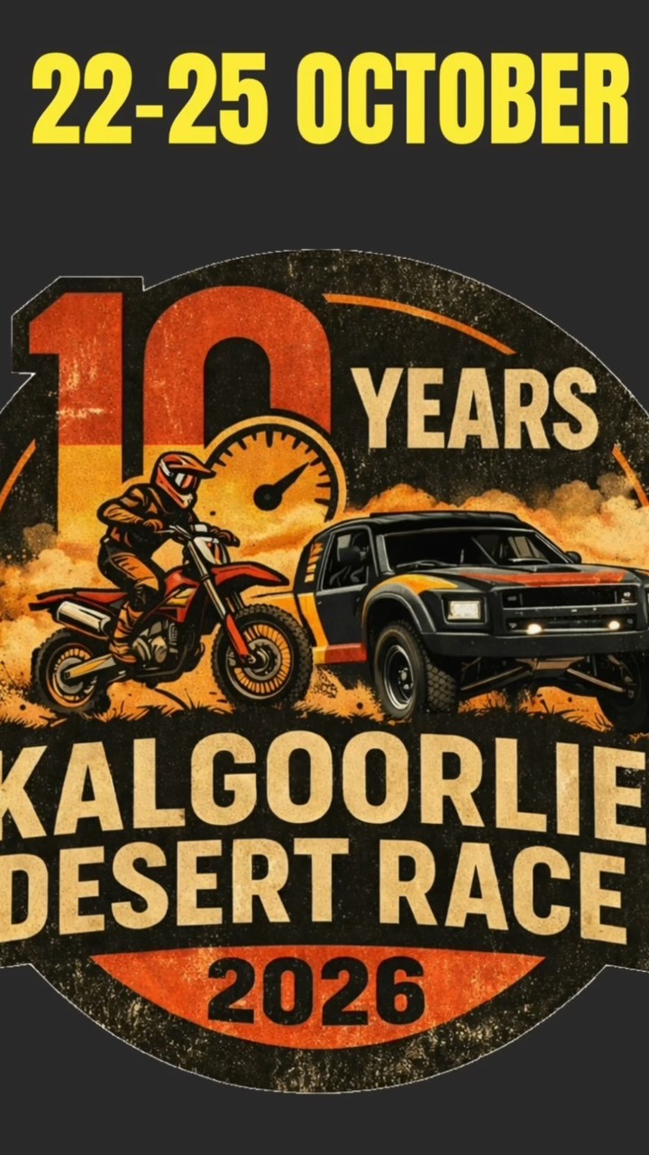 Kalgoorlie Desert Race — 4x4 spectator event in Perth, WA on Thursday 22 October 2026