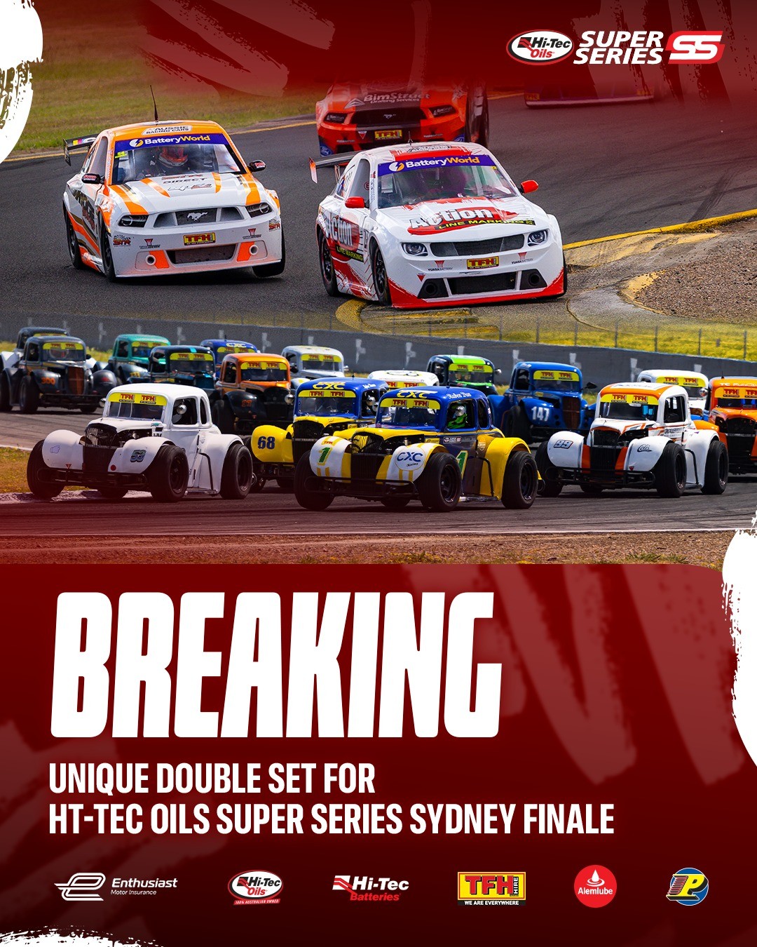 Hi-Tec Oils Super Series Sydney Finale — spectator event in Sydney, NSW on Saturday 14 November 2026